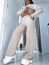 Knitted Set "AUTUMN E5389" - LIGHT BEIGE